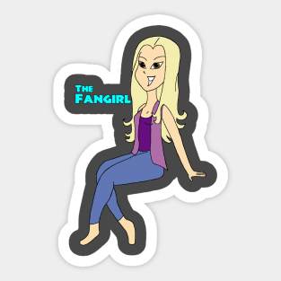 The Fangirl Blondie Icon Sticker